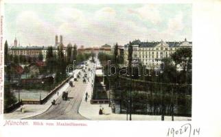 5 db RÉGI külföldi városképes lap: München, Wiener Neustadt / 5 pre-1945 town-view postcards