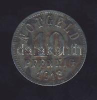 Német Birodalom / Weimari Köztársaság / Bad-Kissingen  1918. 10Pf szükségpénz T:3