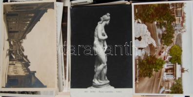 700 db külföldi - német, osztrák, sváci, olasz - városképes és kevés művészeti lap 1920-1950