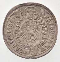 1686K-B 15kr Ag "I. Lipót" (5,38g) T:2- forrasztásnyom
Hungary 1686K-B 15 Kreuzer Ag &quo...