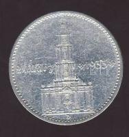 Német 3. Birodalom 1934D 2RM Ag "Garnisonkirche dátummal" T:2/3+
