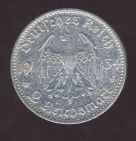 Német 3. Birodalom 1934D 2RM Ag "Garnisonkirche dátummal" T:2/3+