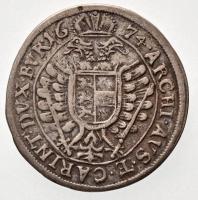 Ausztria 1674. 6kr Ag "I. Lipót" (3,26g) T:2,2-
Austria 1674. 6 Kreuzer Ag "Leopold ...