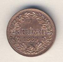 Német Államok/Baden 1869. 1Kr T:2
