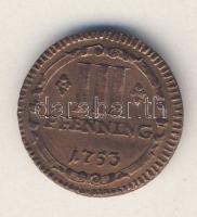 Német Államok/Münster/Domkapitel 1753. 3Pf T:2/3