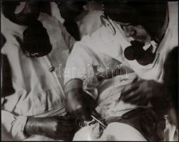 Krepuska Géza (1861-1949) orvos, egyetemi tanár, 3 db fotó, hátoldalon feliratozva, 28×21 és 30×24 c...