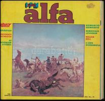 1984 Junior Alfa. VI. évf. 1-6., 1984. február-december. Átkötött egészvászon-kötés