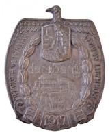 Osztrák-Magyar Monarchia 1917. NYITRAI 14. HONVÉD GY.EZRED ROKKANT ALAPJA (Nyitrai 14. Honvéd Gyalogezred) tombak sapkajelvény (44x54m) T:1-  Austro-Hungarian Monarchy 1914-1916. 14.HIR Neutra tombac cap badge (44x54mm) C:AU
