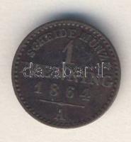 Német Államok/Poroszország 1864A 1Pf T:2-/3