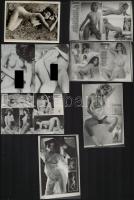 cca 1960-1970 10 db erotikus és pornográf fotó, 10x7,5 és 13,5x9 cm közti méretben