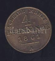 Német Államok/Poroszország 1861A 4Pf T:2/3