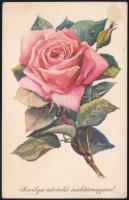 cca 1967 Latabár Kálmán, Kovács Kati, Mikes Éva és mások aláírásai levelezőlapon