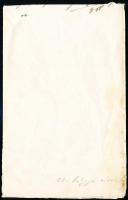 1866 Jegyzőkönyv 5 különféle címletű okmánybélyeggel