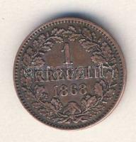 Német Államok/Baden 1868. 1Kr T:3+