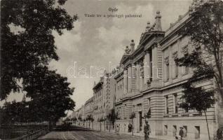 1908 Győr, Vásár tér, Pénzügyi palota. W.L. 2078.