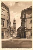Sopron, Templom utca, Evangélikus templom, Varga József üzlete (fa)
