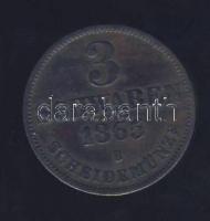 Német Államok/Oldenburg 1865. 3 Schwaren T:3