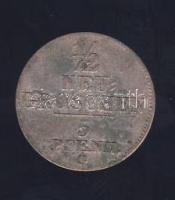 Német Államok/Szászország 1843. 1/2N-Gr (5Pf) Ag T:3