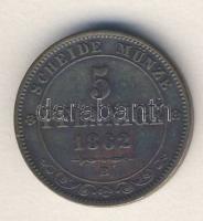 Német Államok/Szászország 1862B 5Pf T:3