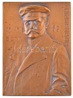 1915. Hindenburg Br emlékplakett. Szign.: F. Stiasny (48x65mm) T:2 1915. Hindenburg Br commemorative plaque. Sign.: F. Stiasny (48x65mm) C:XF