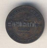 Német Államok/Szászország 1863B 1Pf T:3