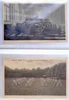 Kőszeg, Hunyadi Mátyás m. kir. reáliskolai nevelőintézet, részletek és belső nézetek / Hungarian boy...