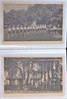 Kőszeg, Hunyadi Mátyás m. kir. reáliskolai nevelőintézet, részletek és belső nézetek / Hungarian boy...