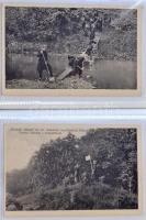 Kőszeg, Hunyadi Mátyás m. kir. reáliskolai nevelőintézet, részletek és belső nézetek / Hungarian boy...