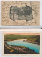 Nagymaros - 45 db régi képeslap és 13 db modern lap / 45 pre-1945 postcards and 13 modern postcards