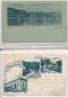 Nagymaros - 45 db régi képeslap és 13 db modern lap / 45 pre-1945 postcards and 13 modern postcards