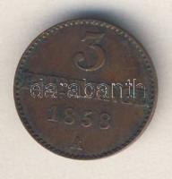 Német Államok/Mecklenburg-Schwerin 1858A 3Pf T:3