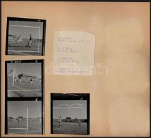 cca 1970 Újpest-Dózsa - Linzer ASF focimeccs a Népstadionban, 10 db eredeti Bojár Sándor (MTI) felvé...