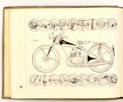 cca 1950 A Csepel 125/49 motorkerékpár használati és kezelési útmutató könyve, 164p