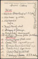 1929 Harkányfürdő, csoportkép a fürdő vezetőségével és más ismert emberekkel, pl. Huszár Károly volt...