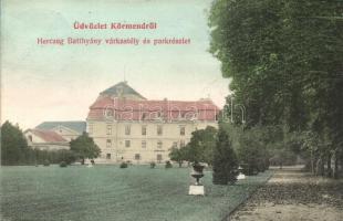 1908 Körmend, Herceg Batthyány várkastély és park