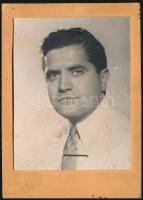 1949 Fényképes ügetőverseny belépőjegy Garai Jenő versenyistálló tulajdonos (Alag) részére