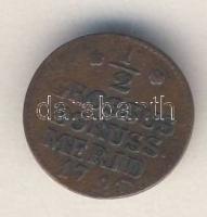 Német Államok/Poroszország 1796B 1/2Gr T:3