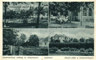 Szántód, Somostelepi sétány és villa, Pintér villa, Földesy-féle nagyvendéglő