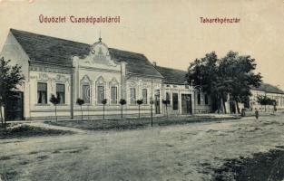 1910 Csanádpalota, Takarékpénztár. W.L. Bp. 5448. Kiadja M. Buja Gyula (EK)