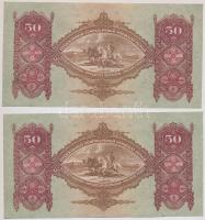 1932. 50P (2x) sorszámkövetők T:I,II