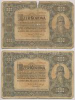 1920. 1000K Orell Füssli Zürich (3x) T:IV  Adamo K36