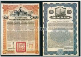 Kínai részvényeket ábrázoló, kitöltetlen modern képeslap tétel (10xklf) T:I,I-