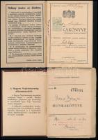 1940-1952 Vegyes okmány tétel, 11 db