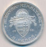 1938. 5P Ag "Szent István" T:2
Adamo P8.1