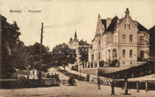 1917 Brassó, Kronstadt, Brasov; Postarét / Postwiese / livadia Postei
