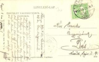 1913 Nagybánya, Baia Mare; Festő iskola festőállványokkal. W.L. Bp. 6046. Kiadja Krizsanovszky Lőrin...