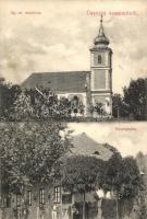 Assakürt, Nové Sady; Ágostai evangélikus templom, Községháza / church, town hall