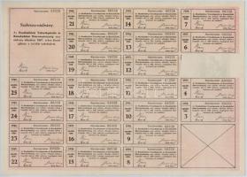 Budapest / Erzsébetfalva 1922. "Erzsébetfalvi Takarékpénztár és Kereskedelmi Részvénytársaság&q...