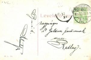 1911 Dés, Dej; Református templom. W.L. 371. / Calvinist church  (r)