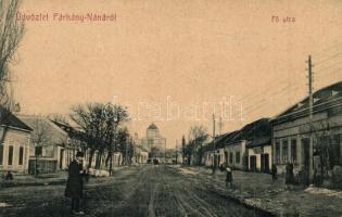1908 Párkánynána, Párkány-Nána, Stúrovó; Fő utca. No. 158. Miklosy Gyula kiadása / main street